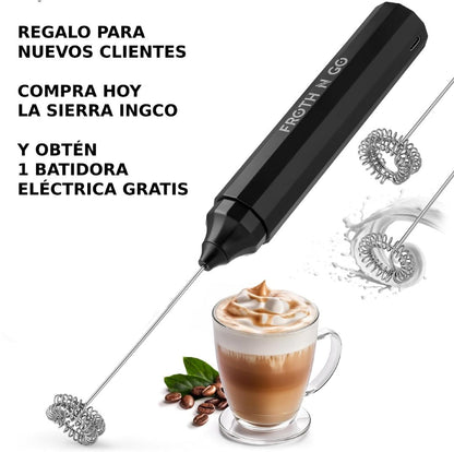 INGCO® Sierra de Acero SK5 reforzado con Carbono + REGALO